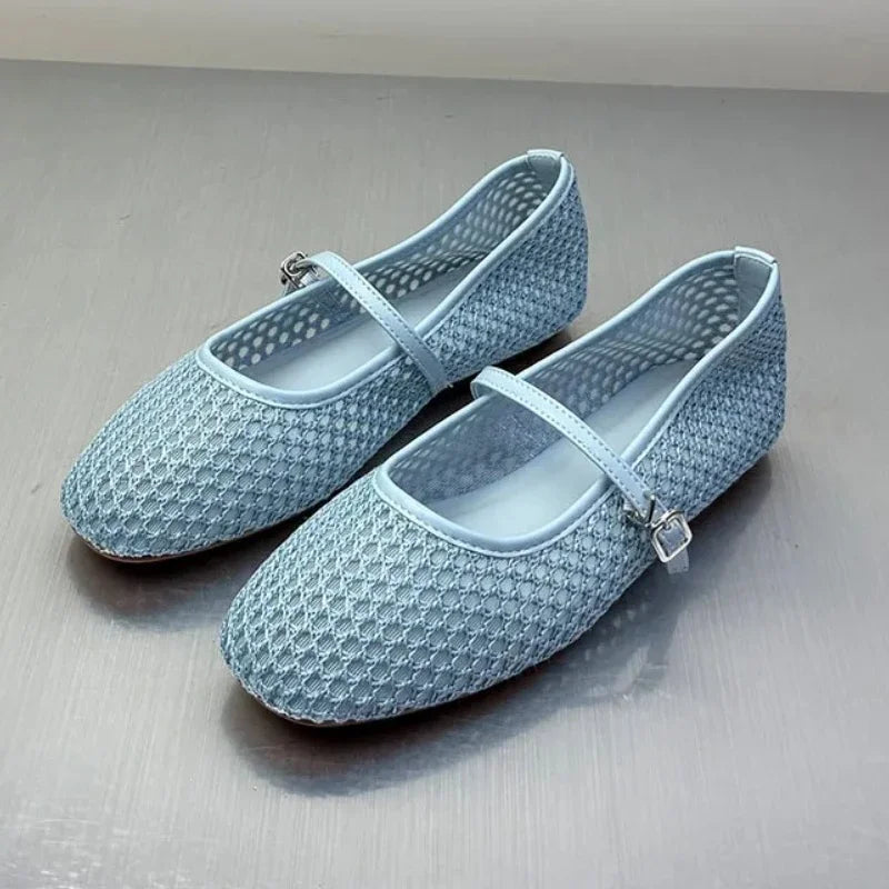 Sabrina Mesh Ballet Flats