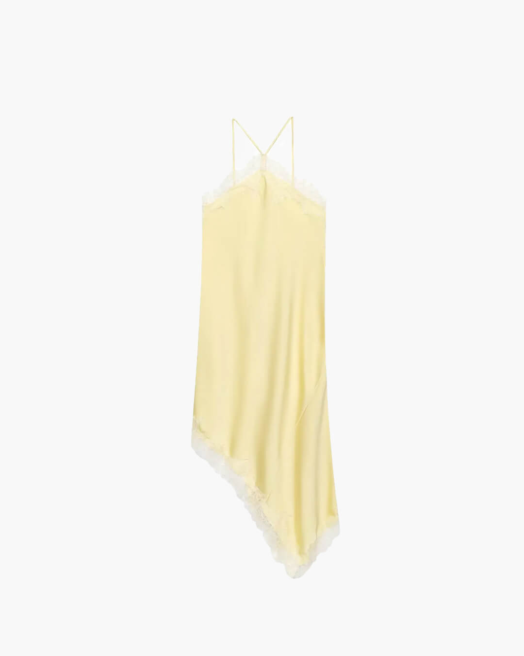 SEAME - Alicia Sling Cocktail Dress Yellow XS