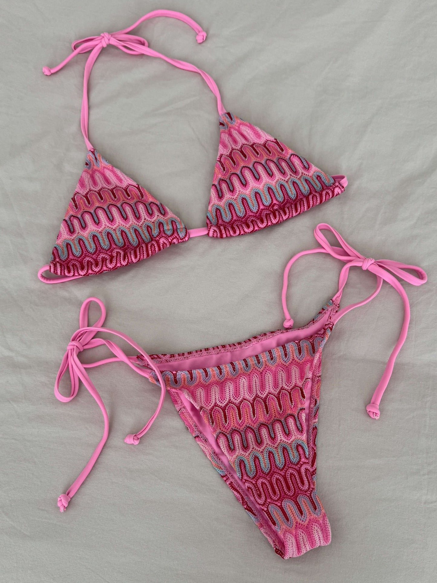Seame - Donna Bikini Set Blue S