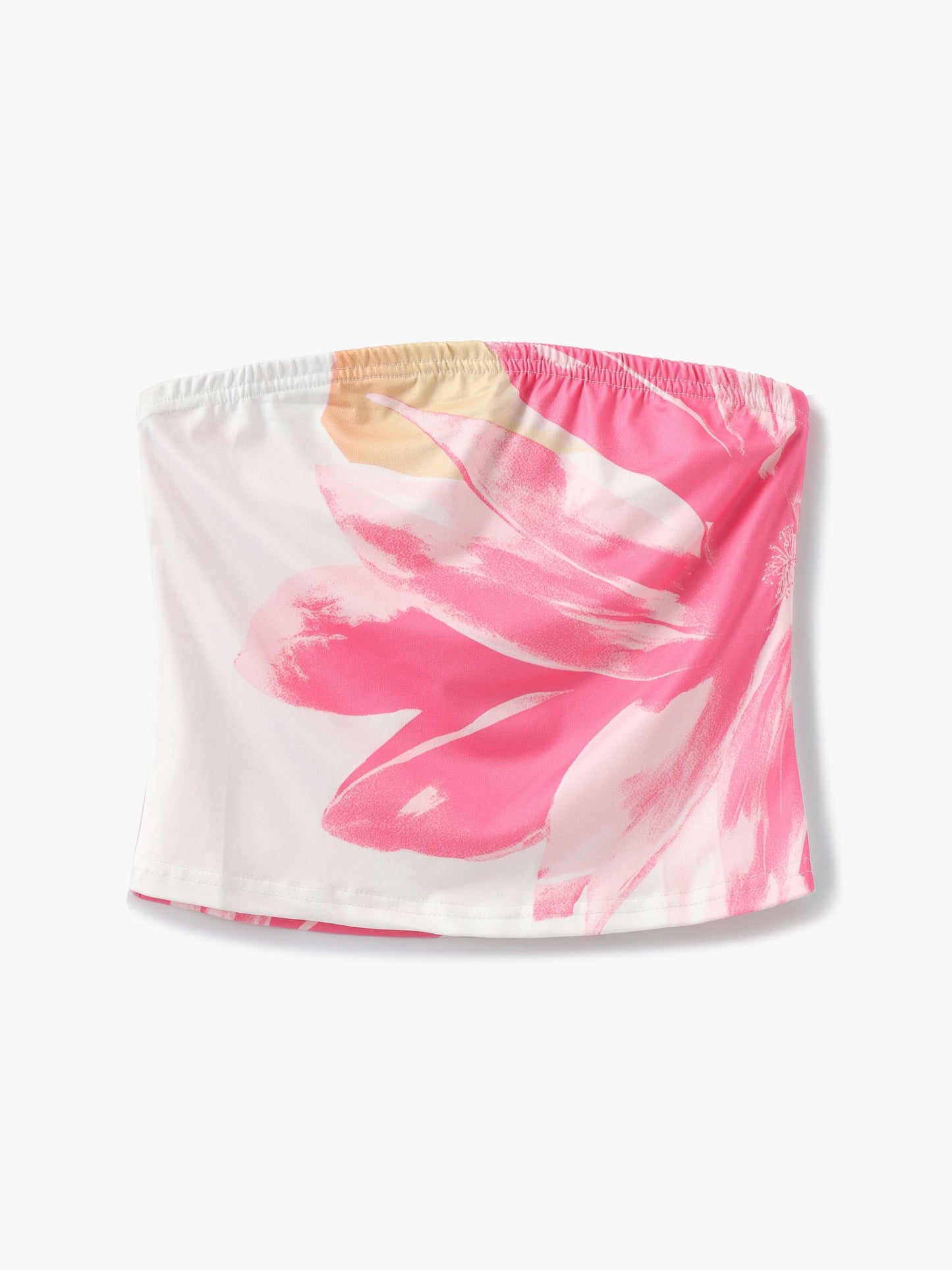 Seame - Ella bandeau flower Top White S