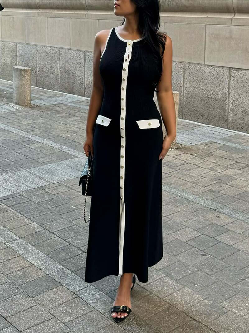 Seame - Georgia Maxi Dress Black S
