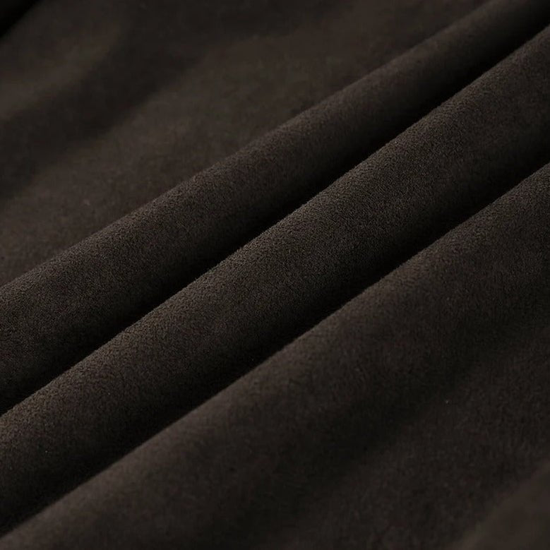 SEAME - Kelly Plush Faux Fur Coat Brown S