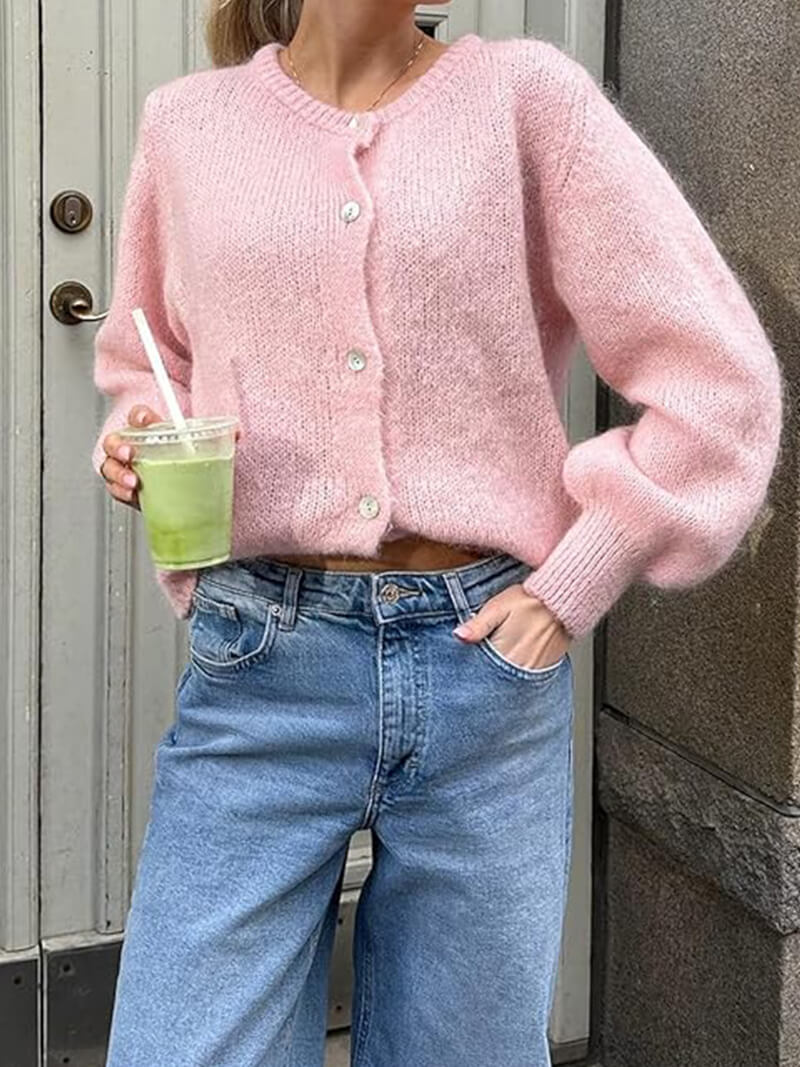 Seame - Marlowe Knitted Cardigan Leoprint S