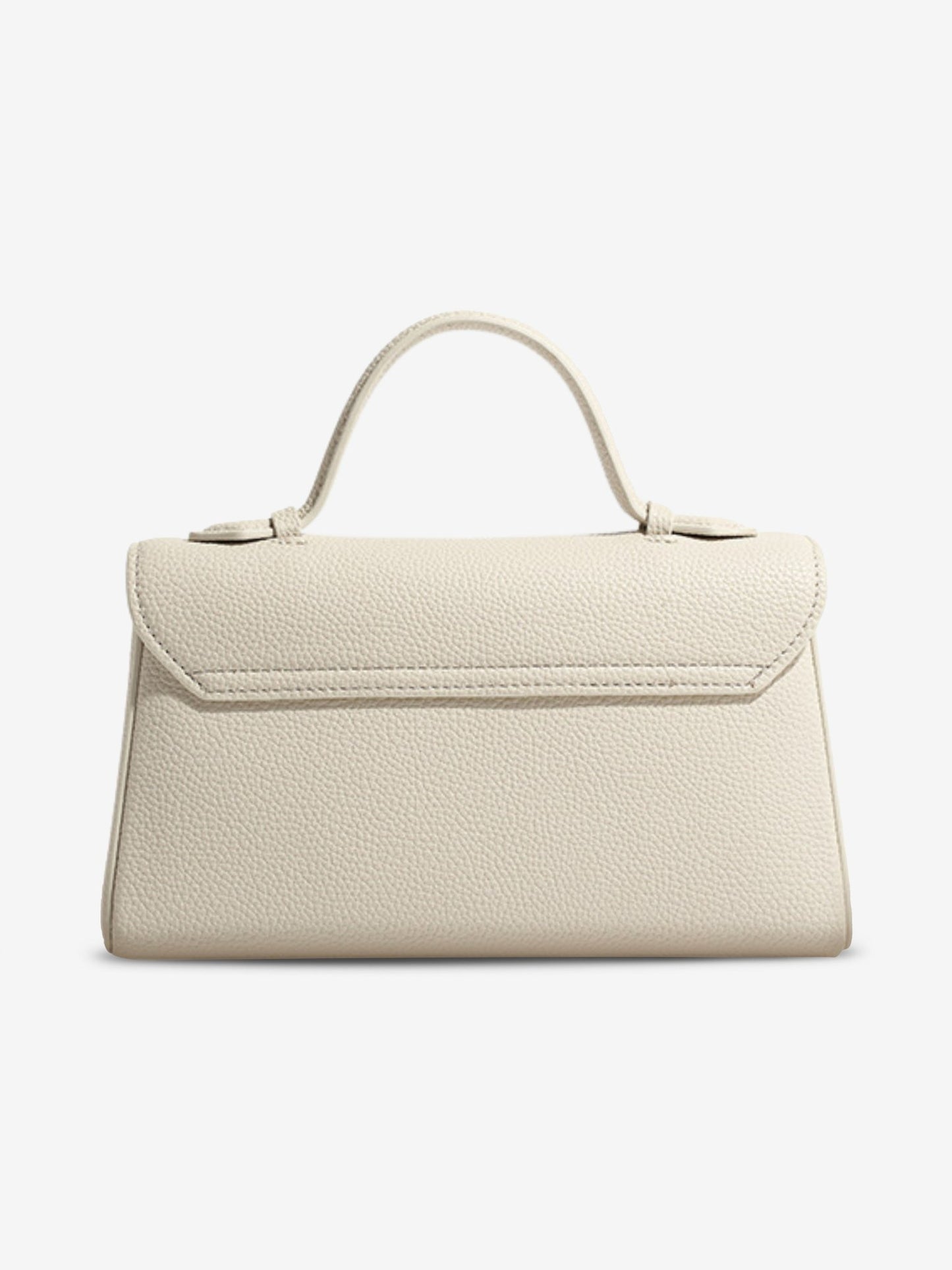 SEAME - SEAME - Elegant Vegan Leather Crossbody Bag with Removable Strap Black