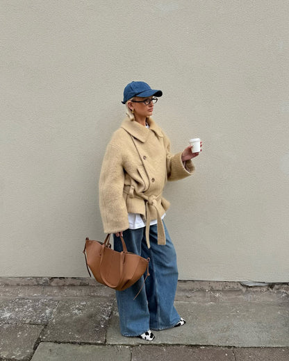 SEAME - Clara Coat Beige M