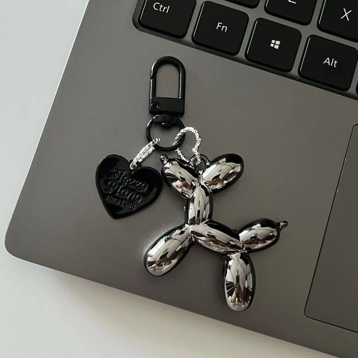 SEAME - Cute Bubble Dog Keychain Black