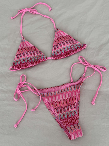 Seame - Donna Bikini Set Blue S