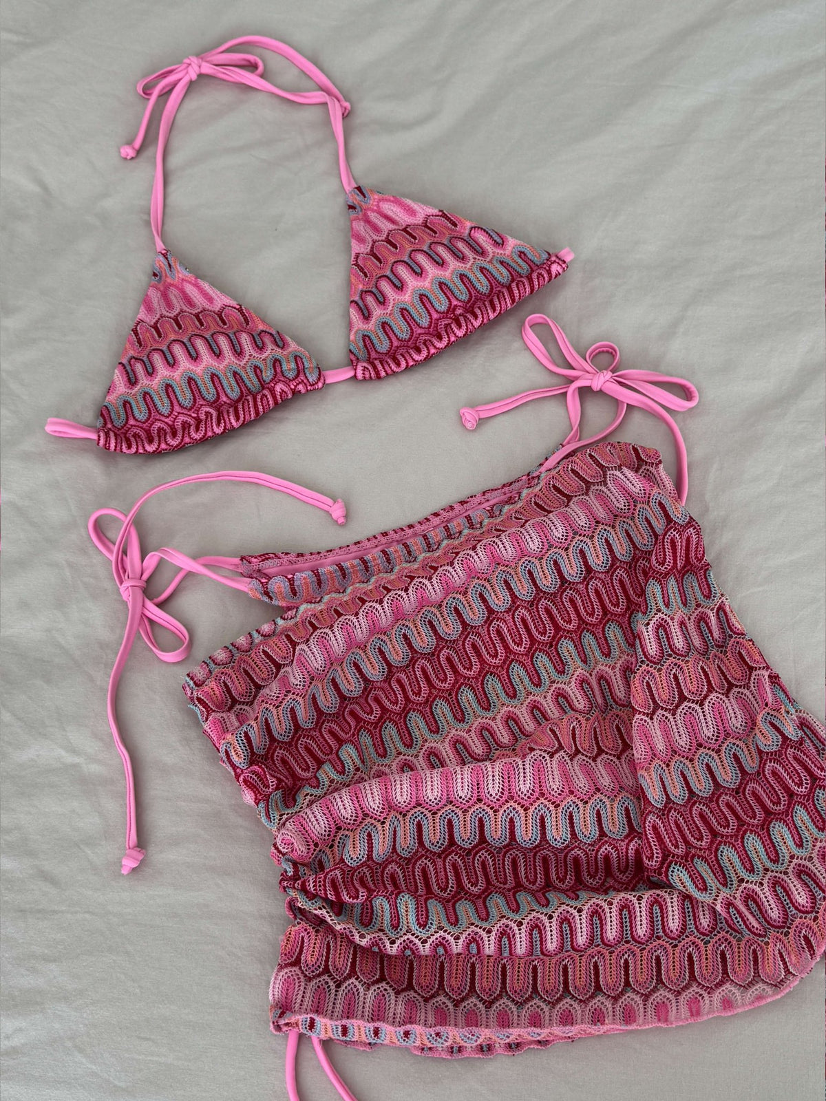 Seame - Donna Bikini Set Pink S