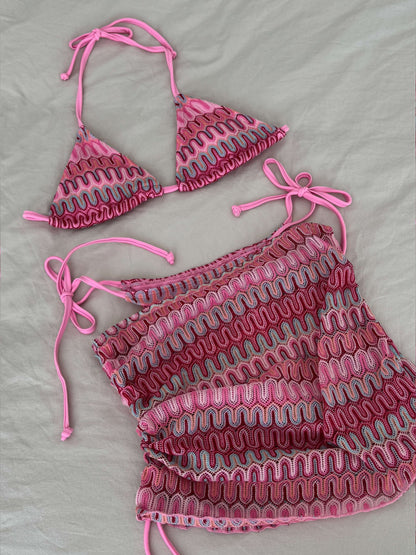 Seame - Donna Bikini Set Pink S