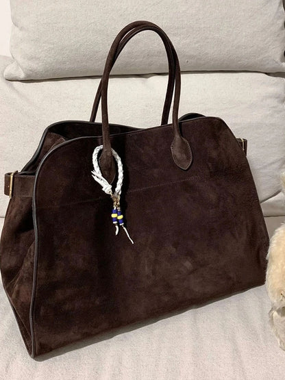 Seame - Henna Shopper Bag Suede Brown