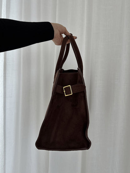 Seame - Henna Shopper Bag Suede Brown