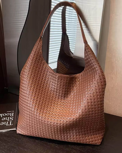 SEAME - Lena Vegan Leather Tote Bag Black Regular