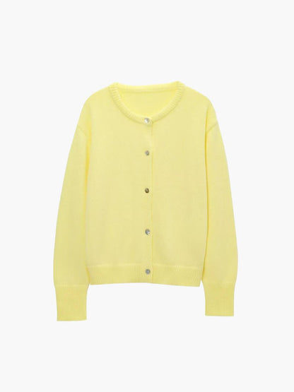 Seame - Marlowe Knitted Cardigan Yellow S