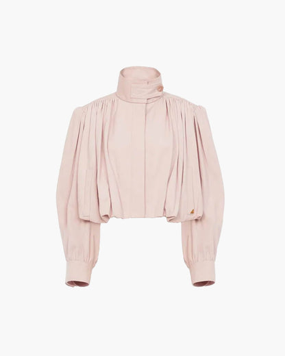 SEAME - Roxanna Trendy Women's Long Sleeve Trench Coat - Stylish All - Season Outerwear Pink S